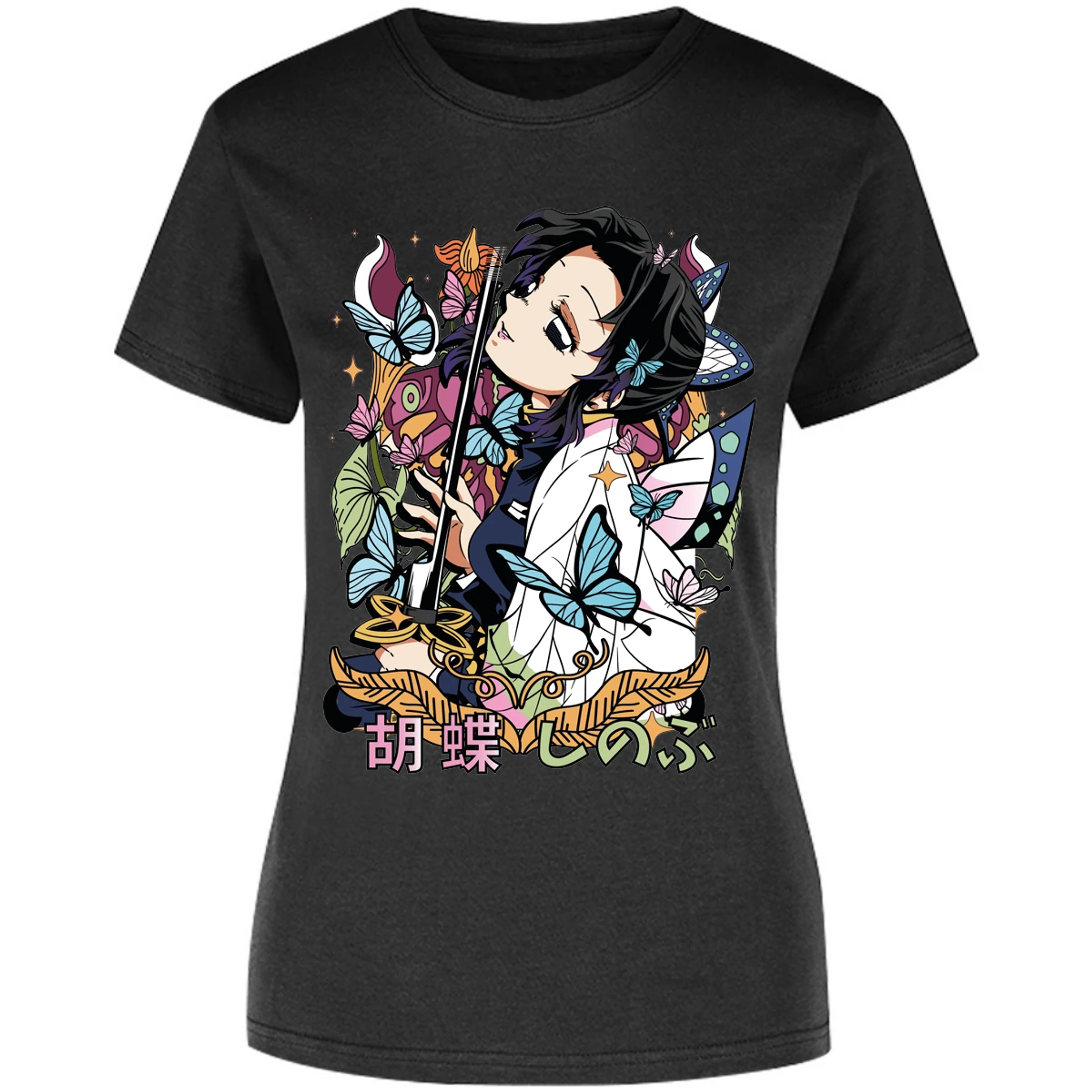 Blusa Demon Slayer Shinobu Butterfly Blusa para Mujer 6