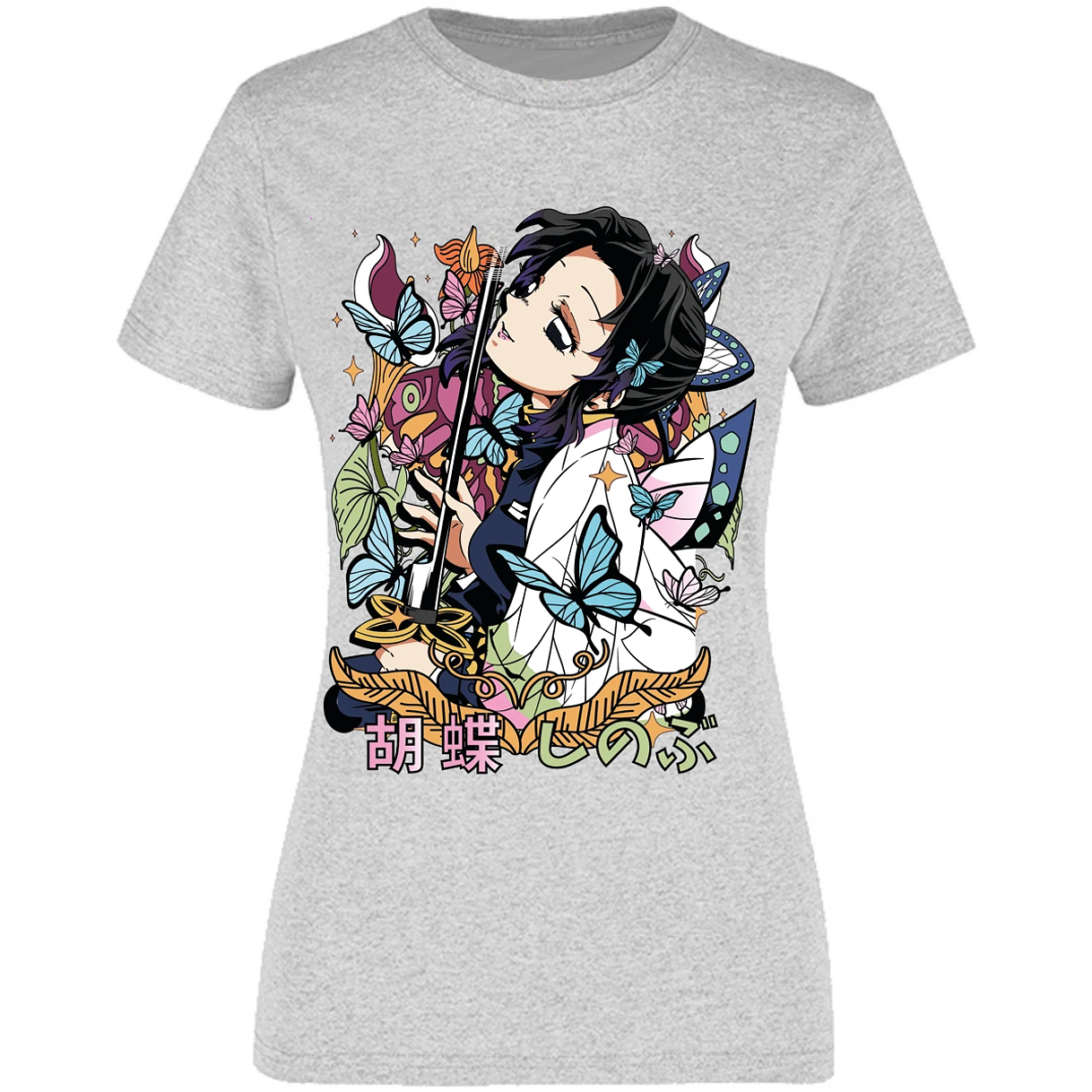 Blusa Demon Slayer Shinobu Butterfly Blusa para Mujer 9