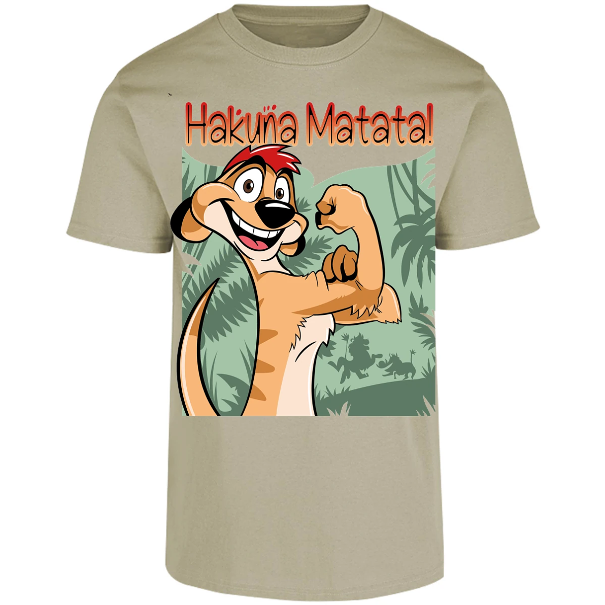 Playera Es De Series Y Peliculas Timon para Adulto 1