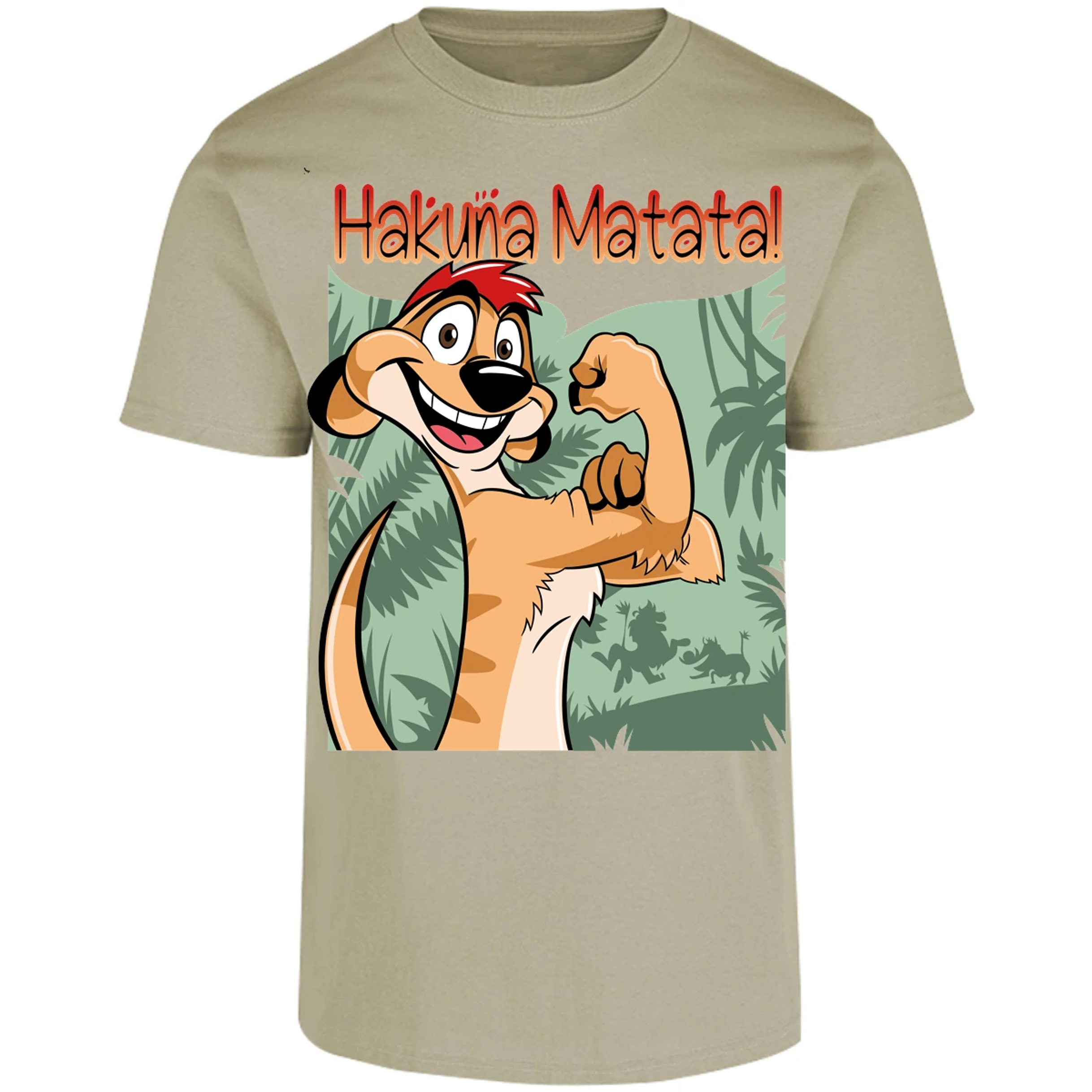 Playera Es De Series Y Peliculas Timon para Adulto 1