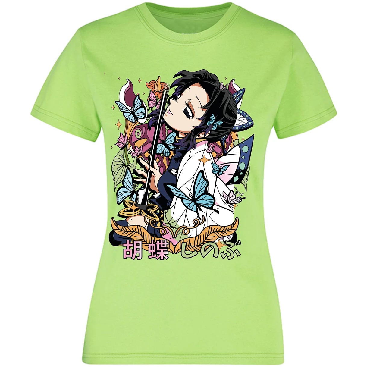 Blusa Demon Slayer Shinobu Butterfly Blusa para Mujer 15