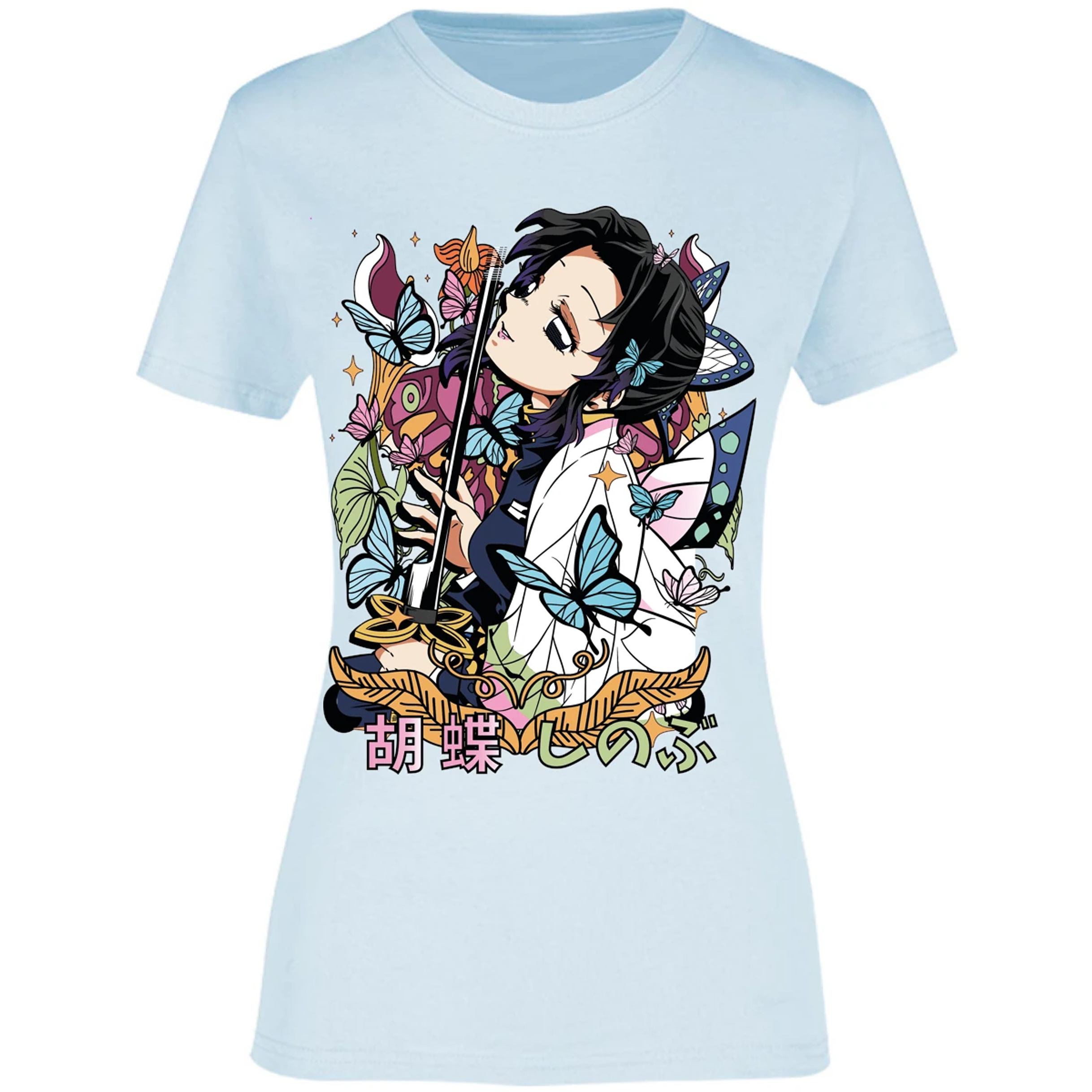 Blusa Demon Slayer Shinobu Butterfly Blusa para Mujer 17