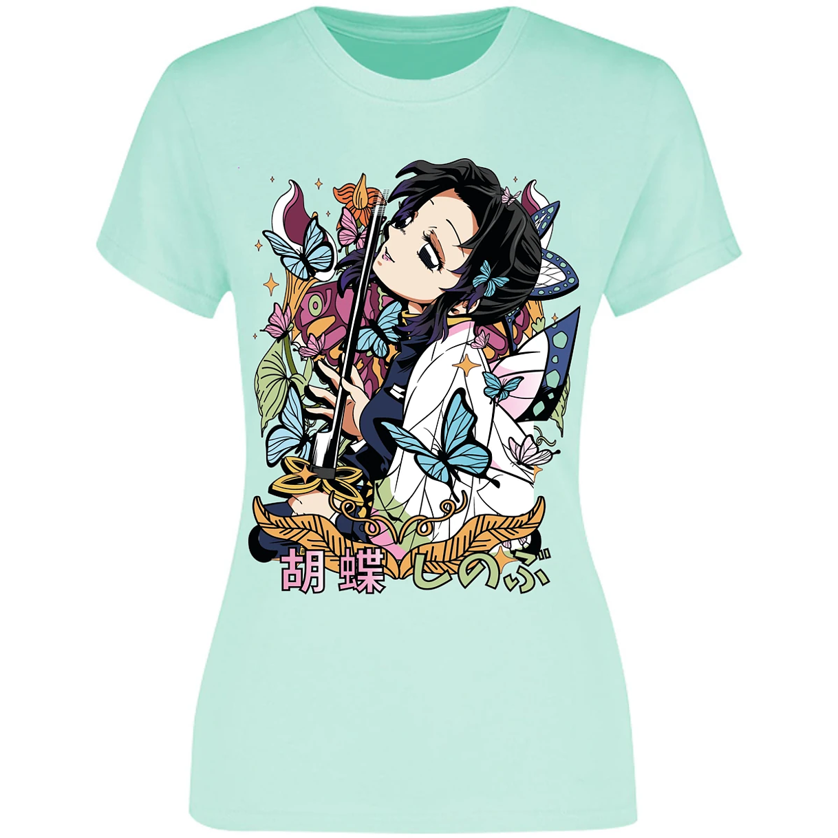 Blusa Demon Slayer Shinobu Butterfly Blusa para Mujer 7