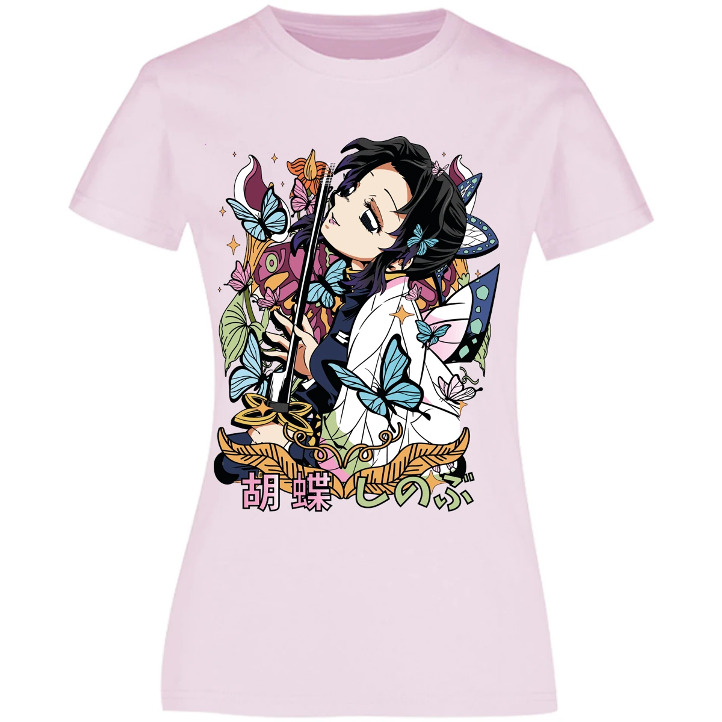 Blusa Demon Slayer Shinobu Butterfly Blusa para Mujer 14