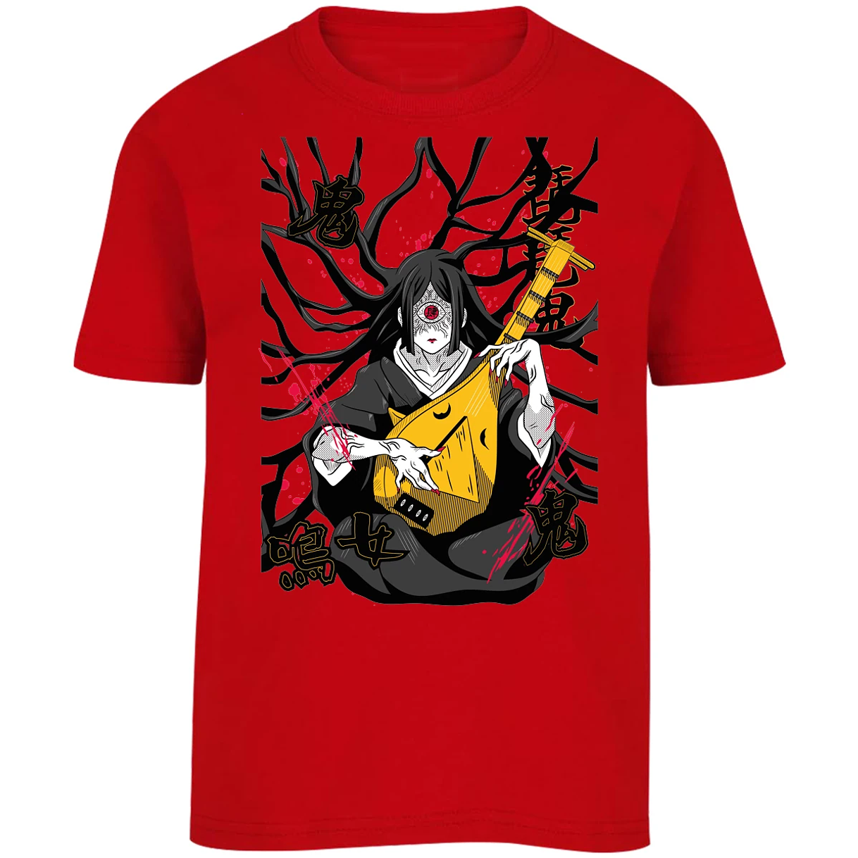 Playera Demon Slayer Luna Superior Nakime para Niño 12