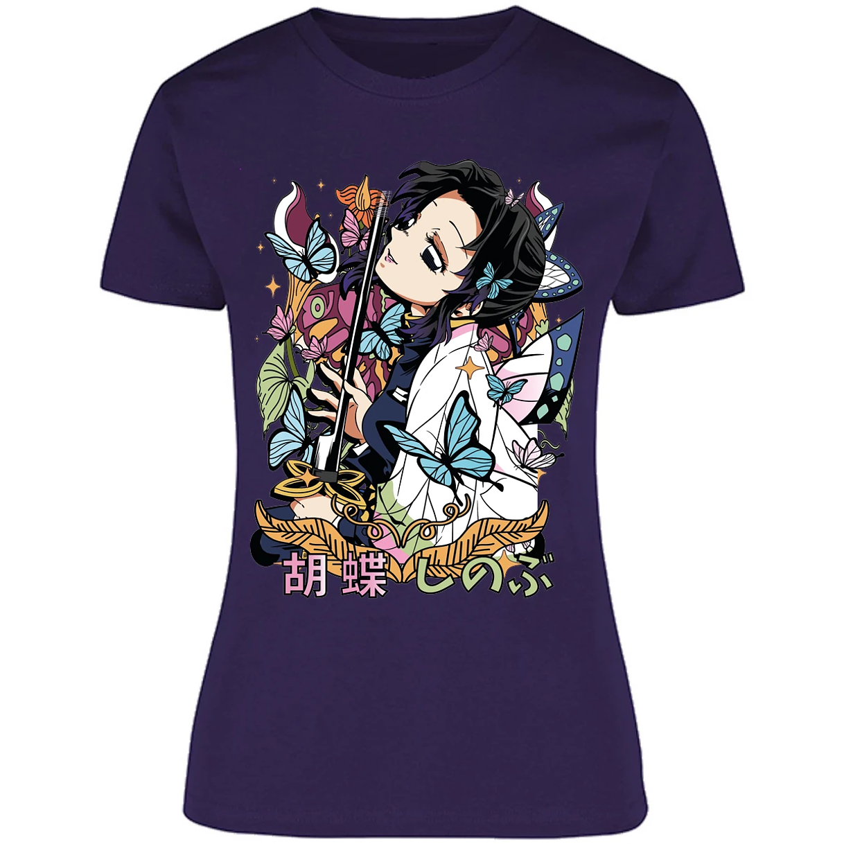 Blusa Demon Slayer Shinobu Butterfly Blusa para Mujer 10