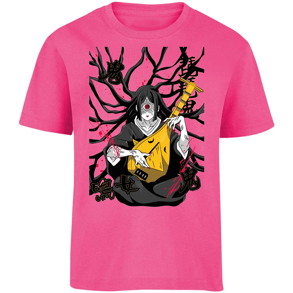 Playera Demon Slayer Luna Superior Nakime para Niño 9