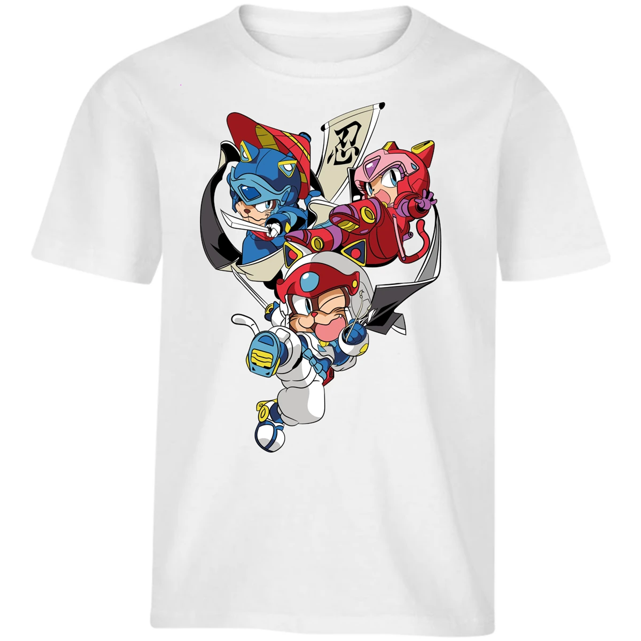Playera Es De Series Y Peliculas Samurai Pizza Cats para Niño 9