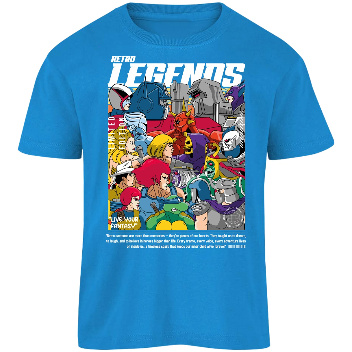 Playera Es De Series Y Peliculas Retro Legends para Niño 13