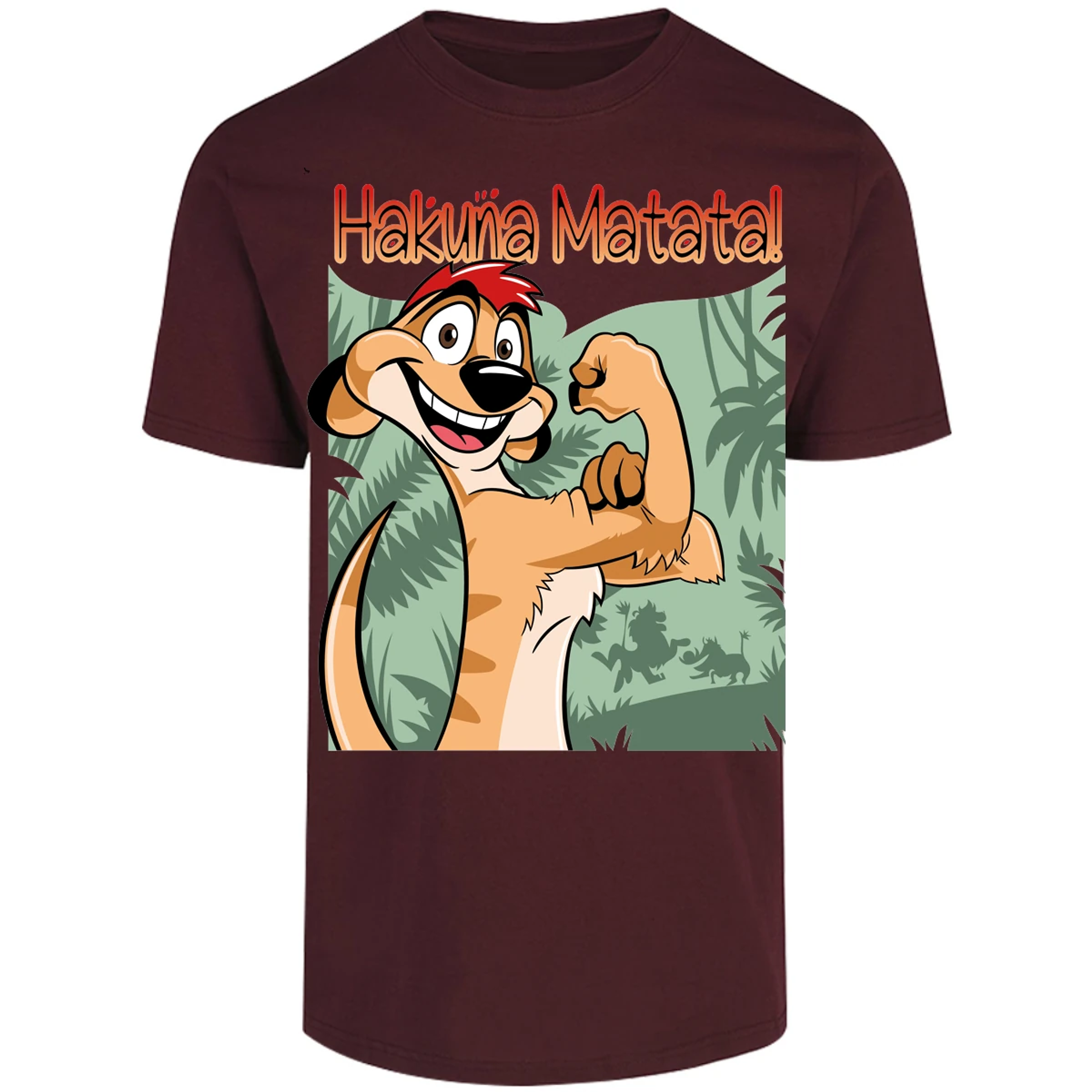 Playera Es De Series Y Peliculas Timon para Adulto 3
