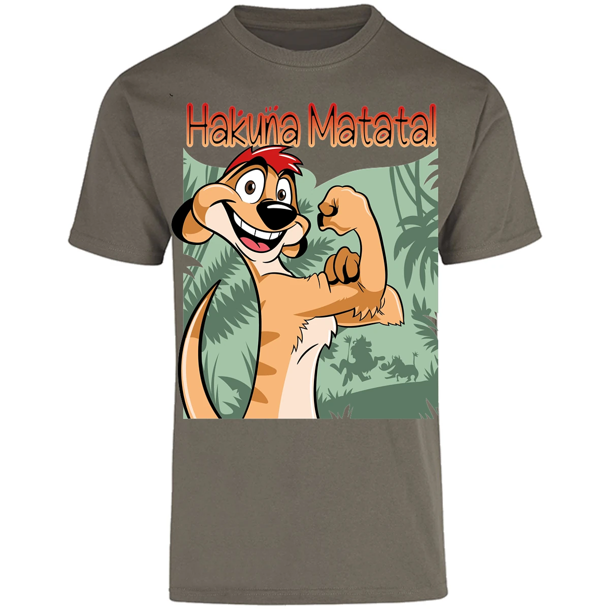 Playera Es De Series Y Peliculas Timon para Adulto 12