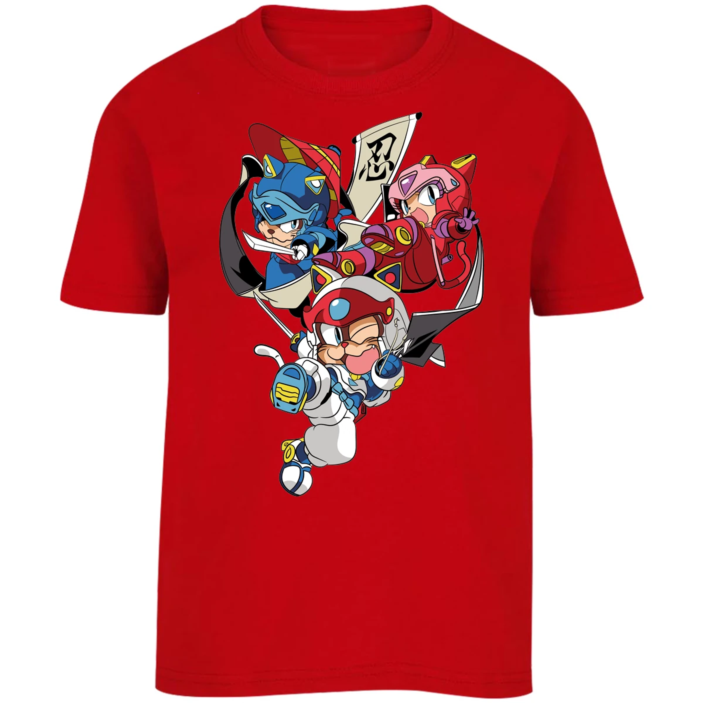 Playera Es De Series Y Peliculas Samurai Pizza Cats para Niño 15