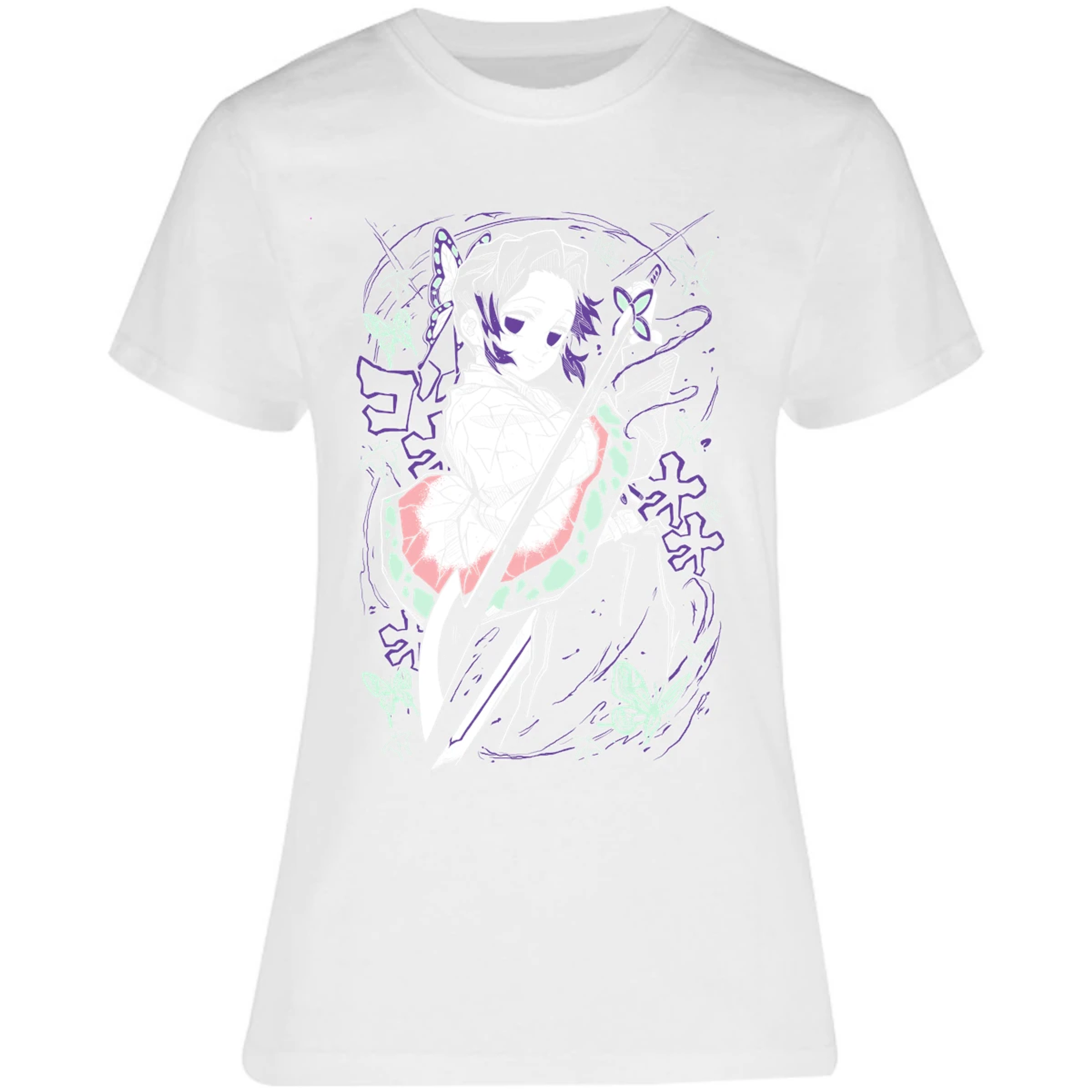Blusa Demon Slayer Shinobu Kocho Blusa para Mujer 1