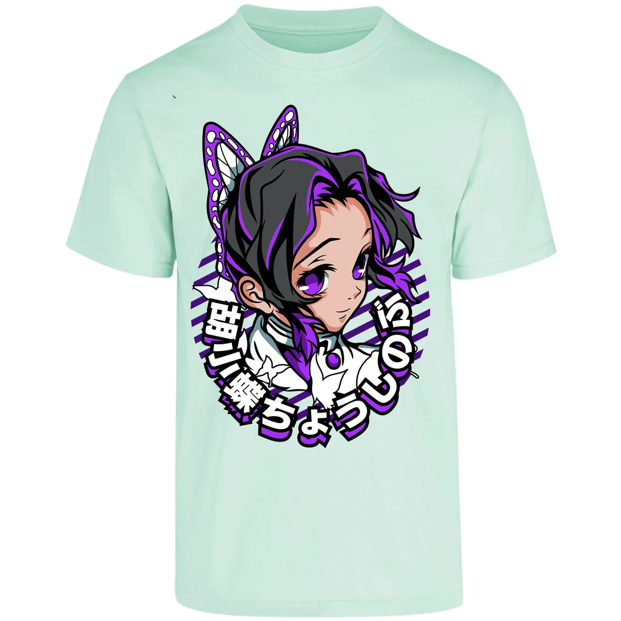 Playera Demon Slayer Shinobu Kimetsu No Yaiba para Adulto 3