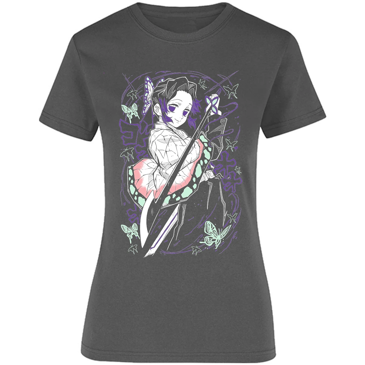 Blusa Demon Slayer Shinobu Kocho Blusa para Mujer 3