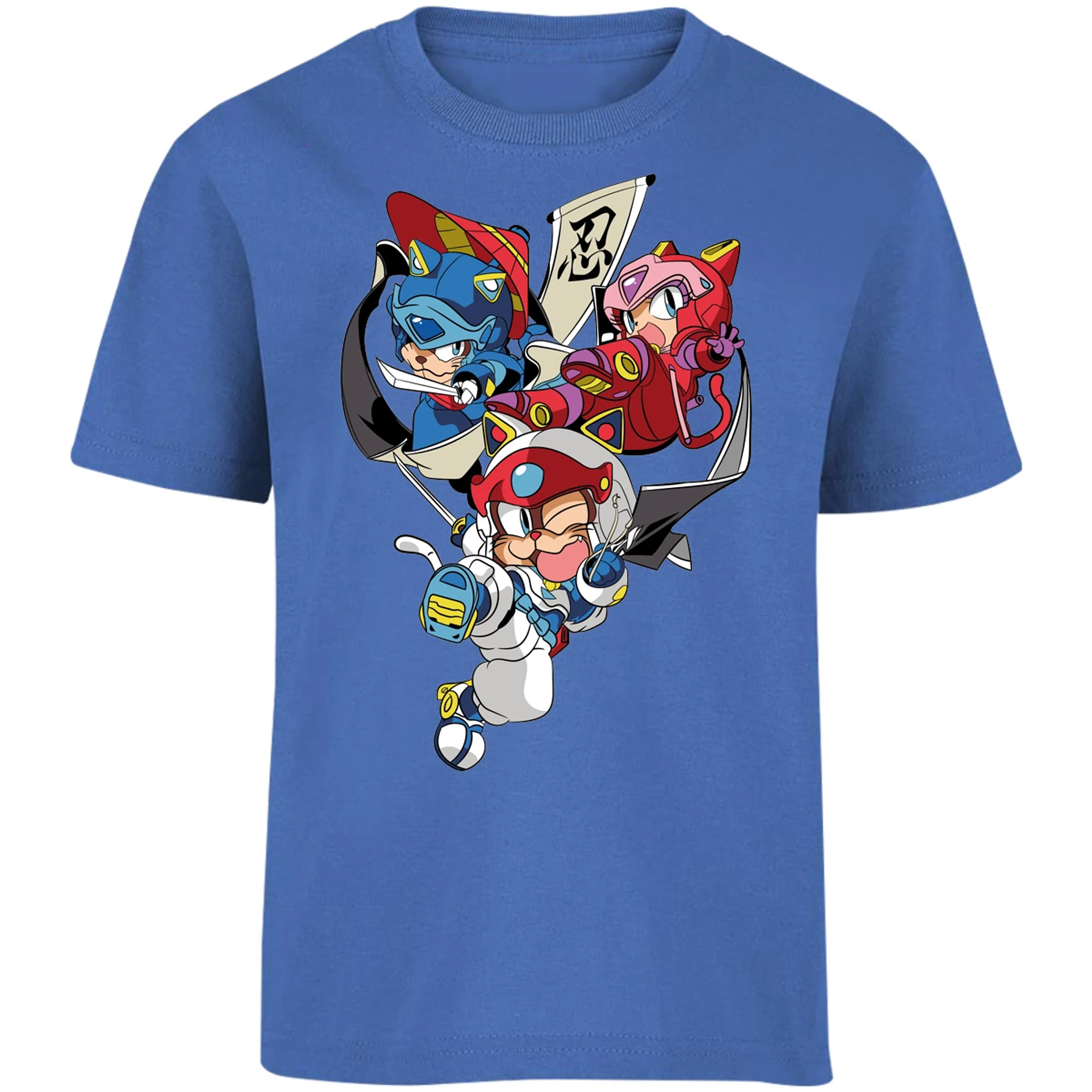 Playera Es De Series Y Peliculas Samurai Pizza Cats para Niño 16