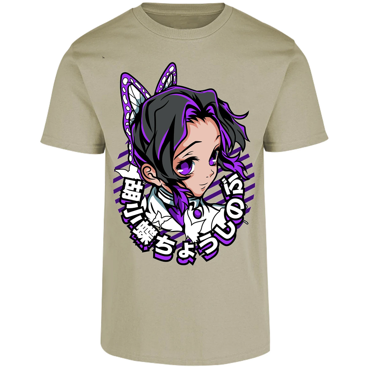 Playera Demon Slayer Shinobu Kimetsu No Yaiba para Adulto 5