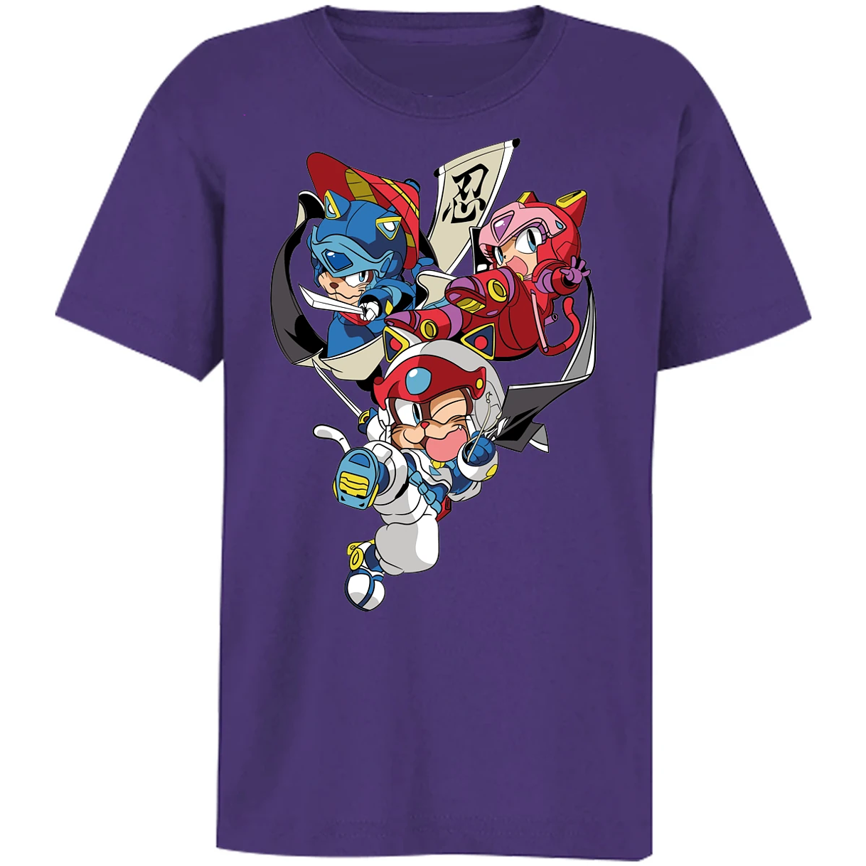 Playera Es De Series Y Peliculas Samurai Pizza Cats para Niño 4