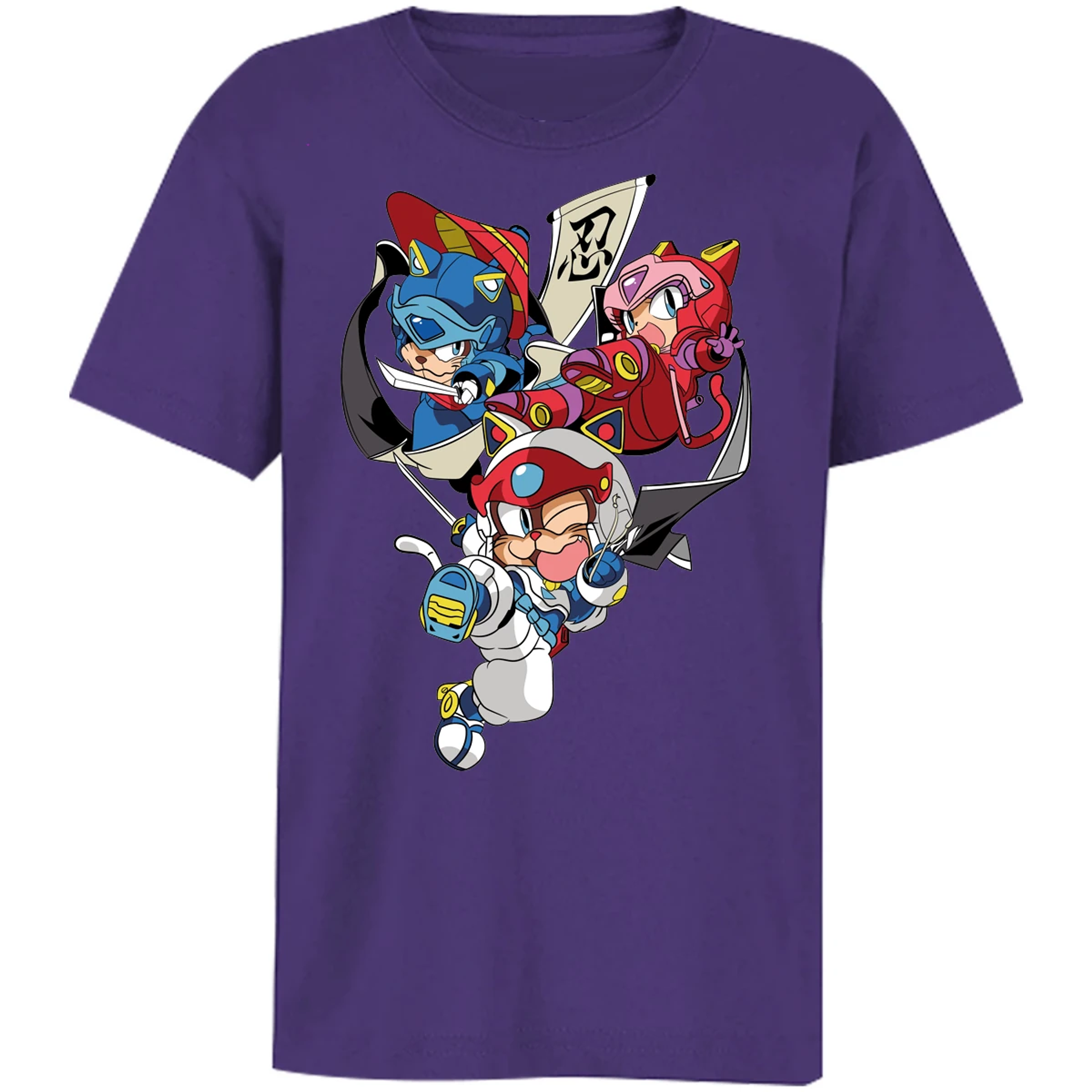 Playera Es De Series Y Peliculas Samurai Pizza Cats para Niño 4