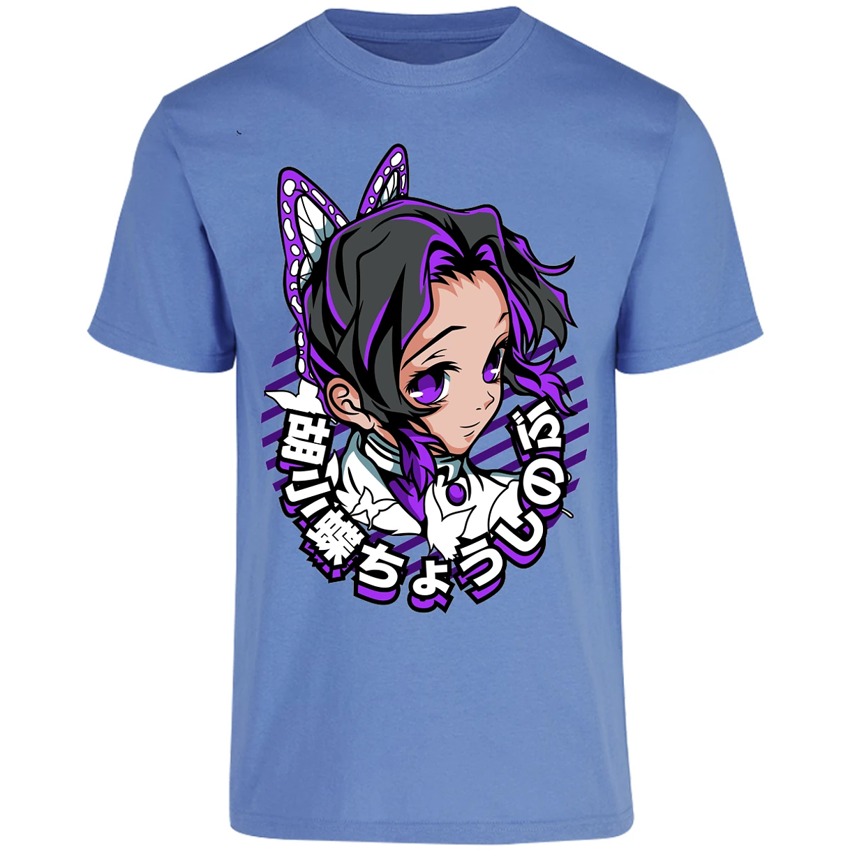 Playera Demon Slayer Shinobu Kimetsu No Yaiba para Adulto 9