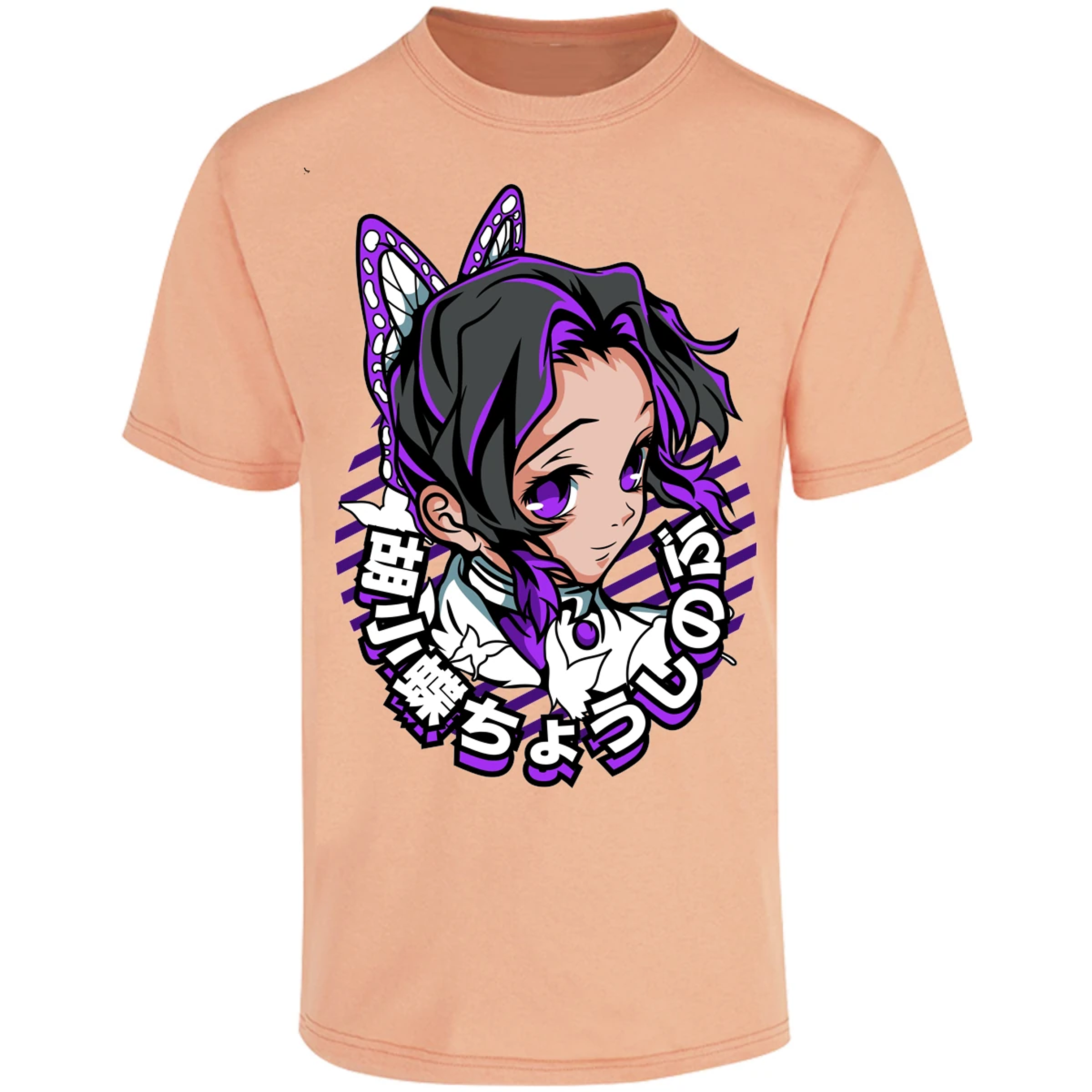 Playera Demon Slayer Shinobu Kimetsu No Yaiba para Adulto 11