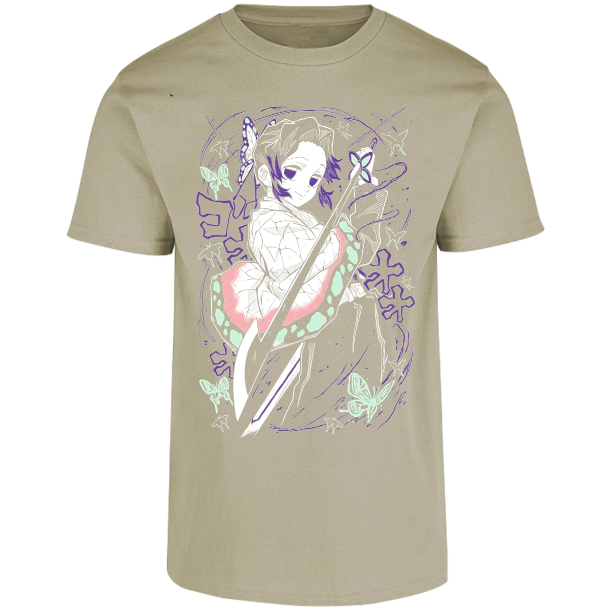 Playera Demon Slayer Shinobu Kocho para Adulto 26