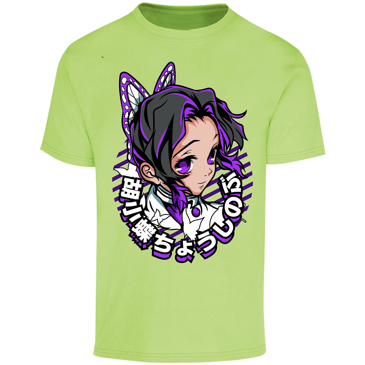 Playera Demon Slayer Shinobu Kimetsu No Yaiba para Adulto 16
