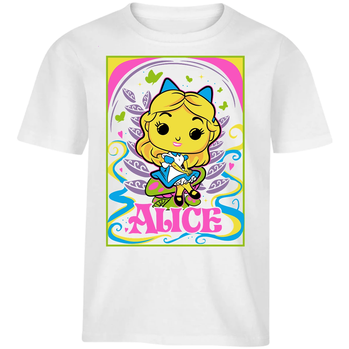 Playera Es De Series Y Peliculas Alicia Funko para Niño 8