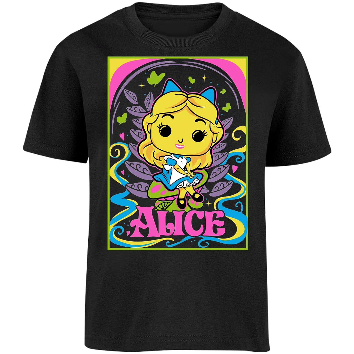 Playera Es De Series Y Peliculas Alicia Funko para Niño 12