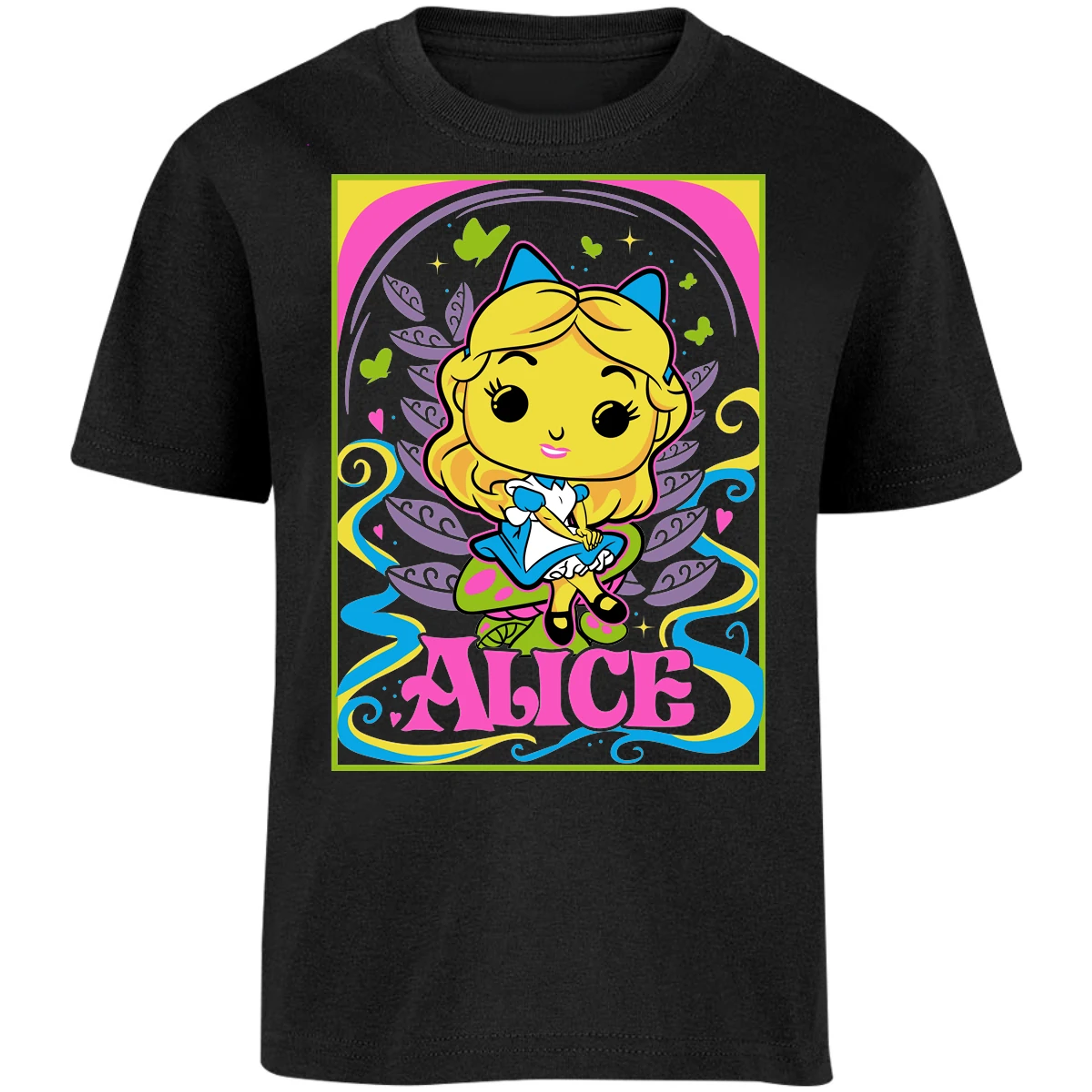 Playera Es De Series Y Peliculas Alicia Funko para Niño 12