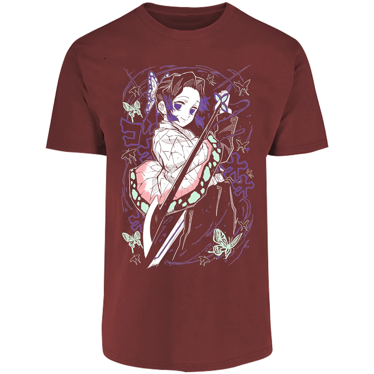 Playera Demon Slayer Shinobu Kocho para Adulto 18