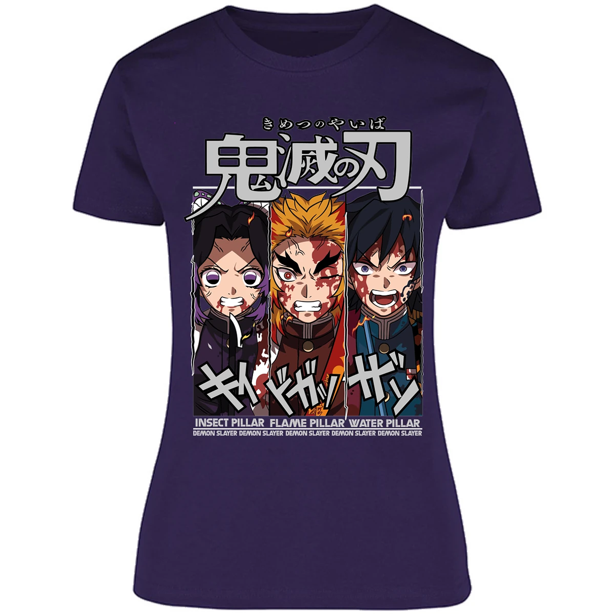 Blusa Demon Slayer Shinobu Tomioka Rengoku Blusa para Mujer 17