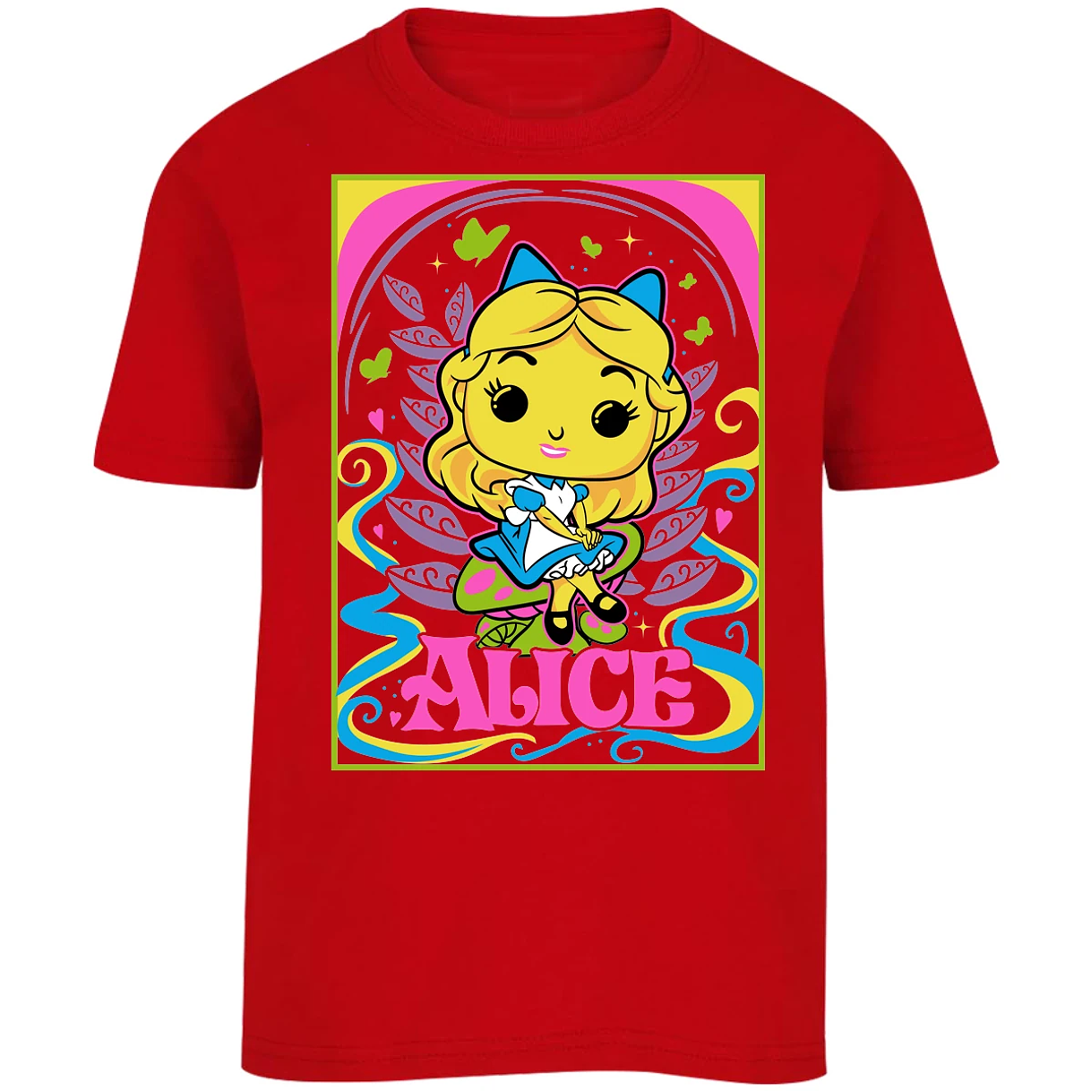 Playera Es De Series Y Peliculas Alicia Funko para Niño 1