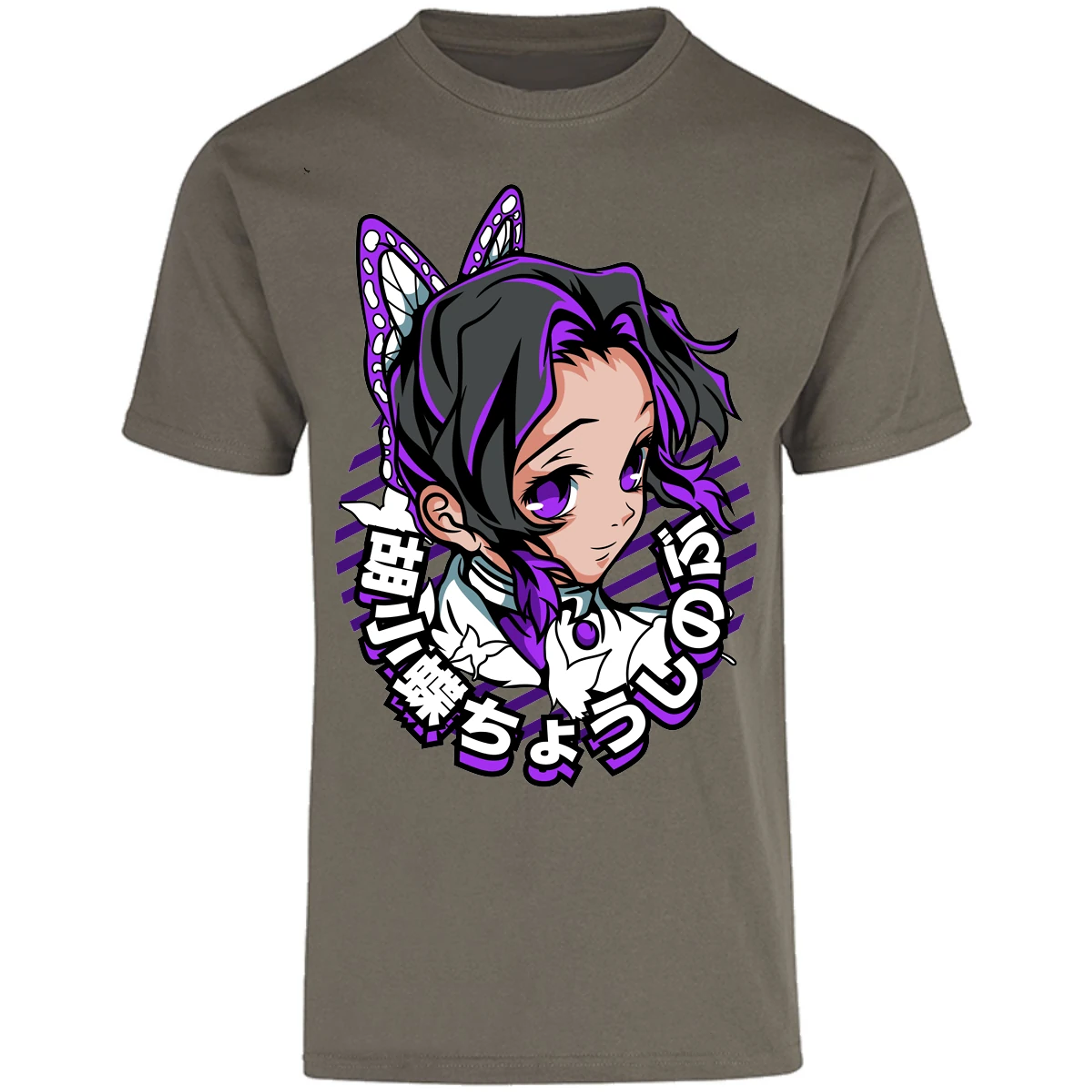 Playera Demon Slayer Shinobu Kimetsu No Yaiba para Adulto 23