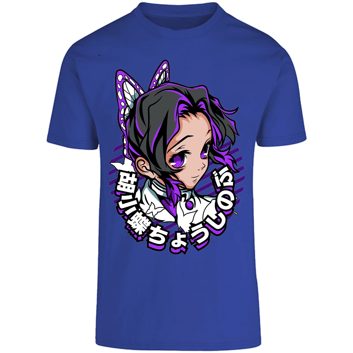Playera Demon Slayer Shinobu Kimetsu No Yaiba para Adulto 25