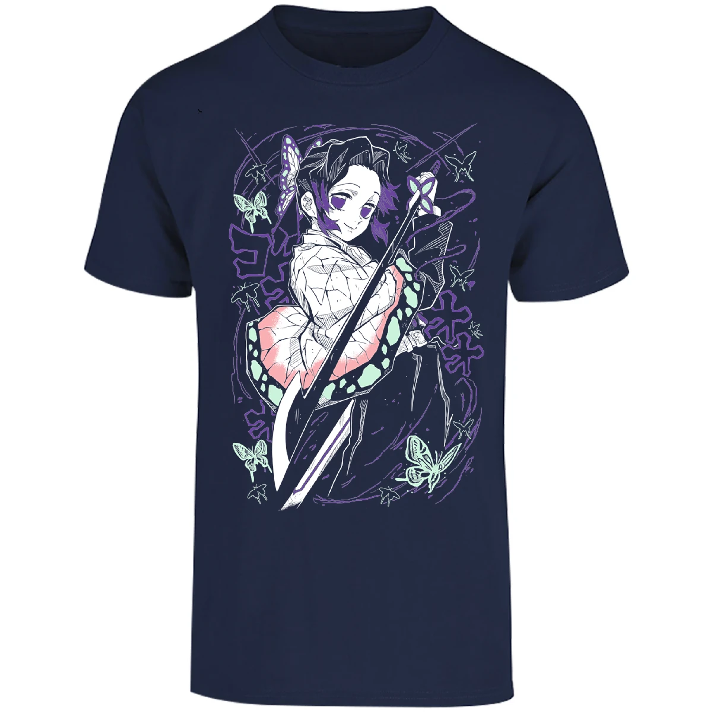 Playera Demon Slayer Shinobu Kocho para Adulto 4