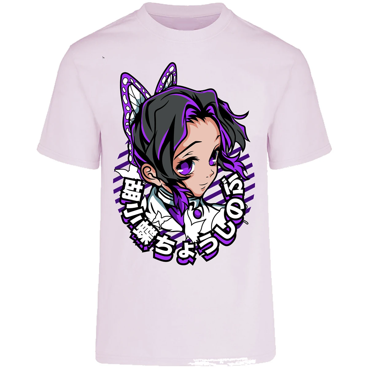 Playera Demon Slayer Shinobu Kimetsu No Yaiba para Adulto 26