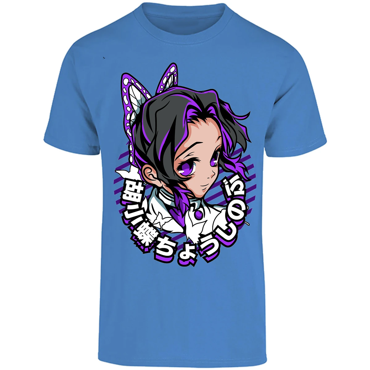 Playera Demon Slayer Shinobu Kimetsu No Yaiba para Adulto 27