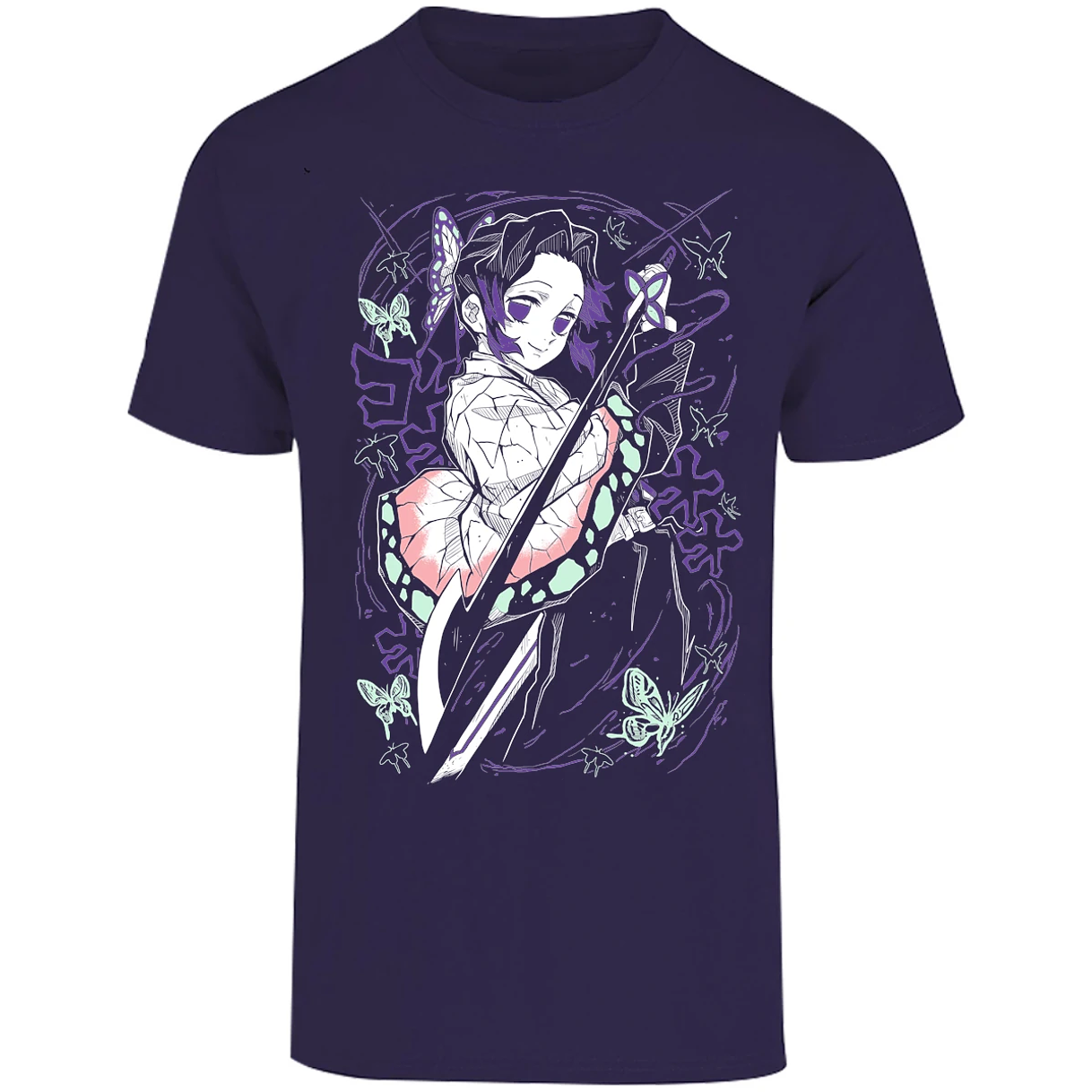 Playera Demon Slayer Shinobu Kocho para Adulto 21