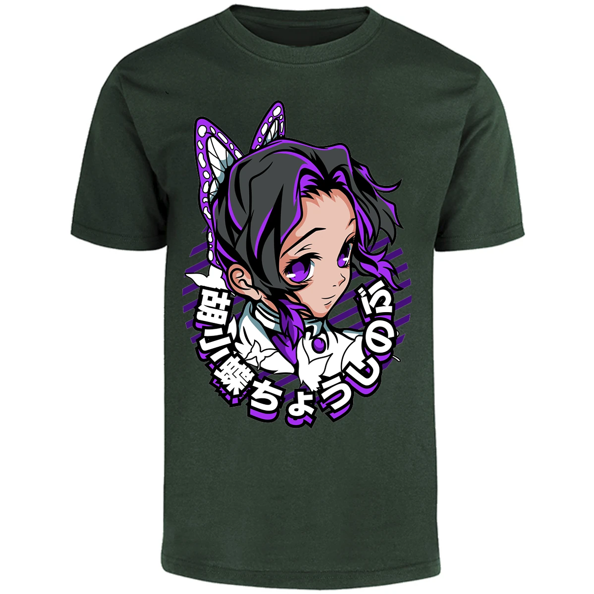 Playera Demon Slayer Shinobu Kimetsu No Yaiba para Adulto 28