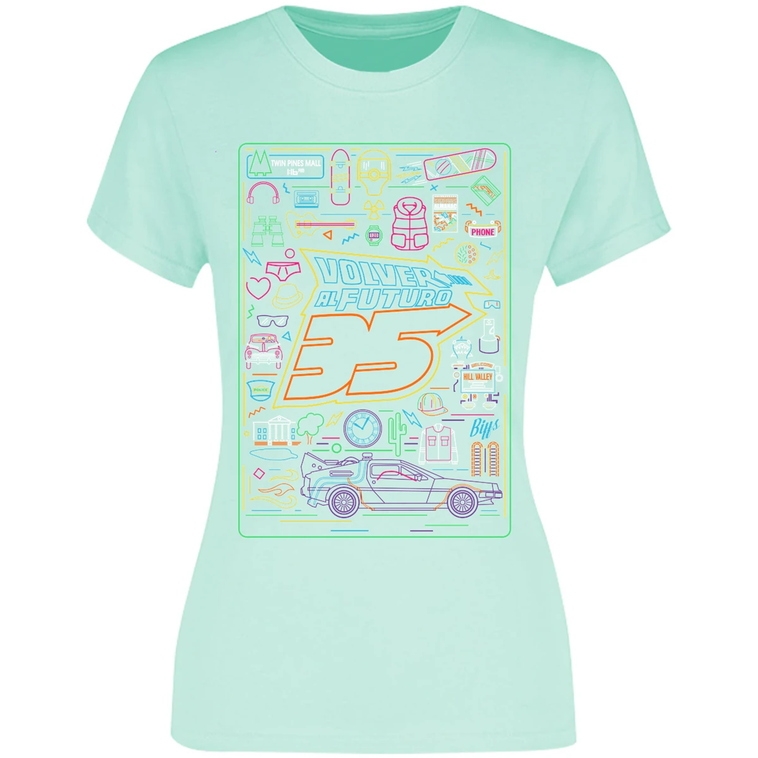 Blusa Es De Series Y Peliculas Volver Al Futuro Blusa para Mujer 16