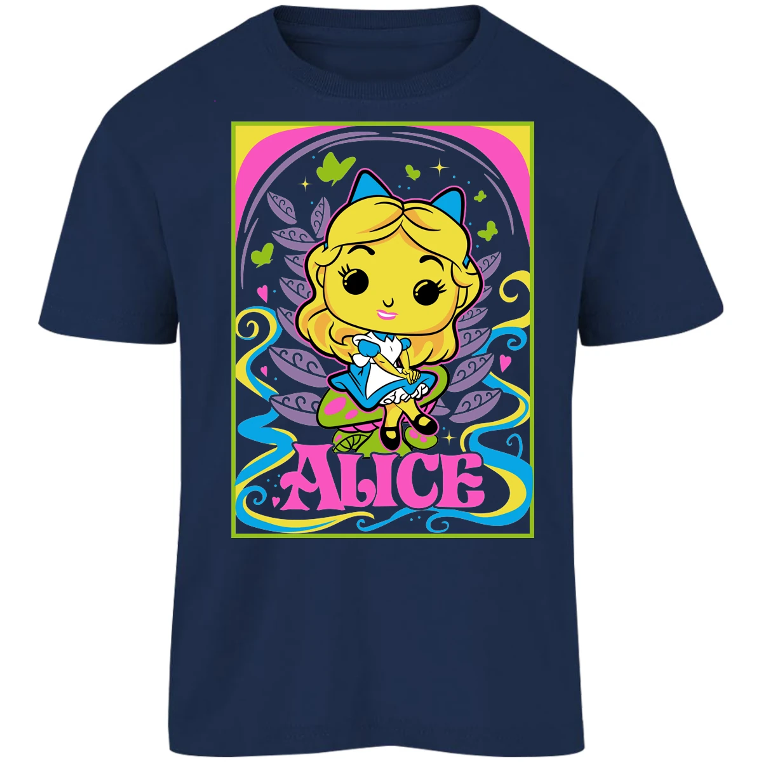 Playera Es De Series Y Peliculas Alicia Funko para Niño 4