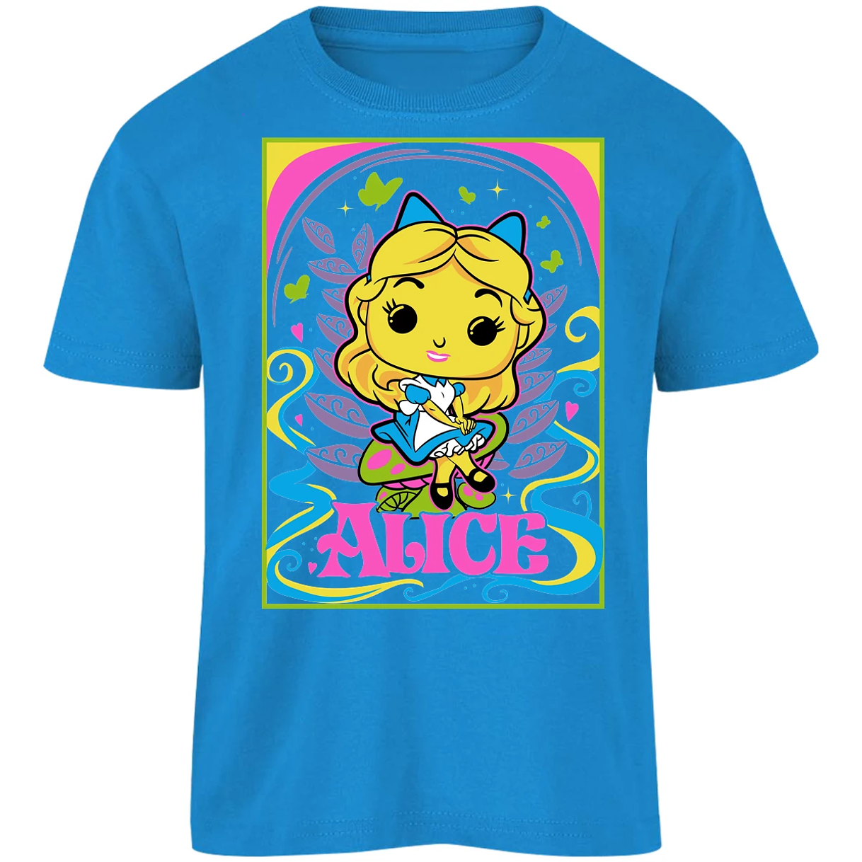 Playera Es De Series Y Peliculas Alicia Funko para Niño 10