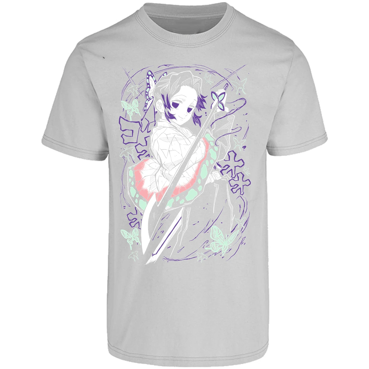 Playera Demon Slayer Shinobu Kocho para Adulto 27
