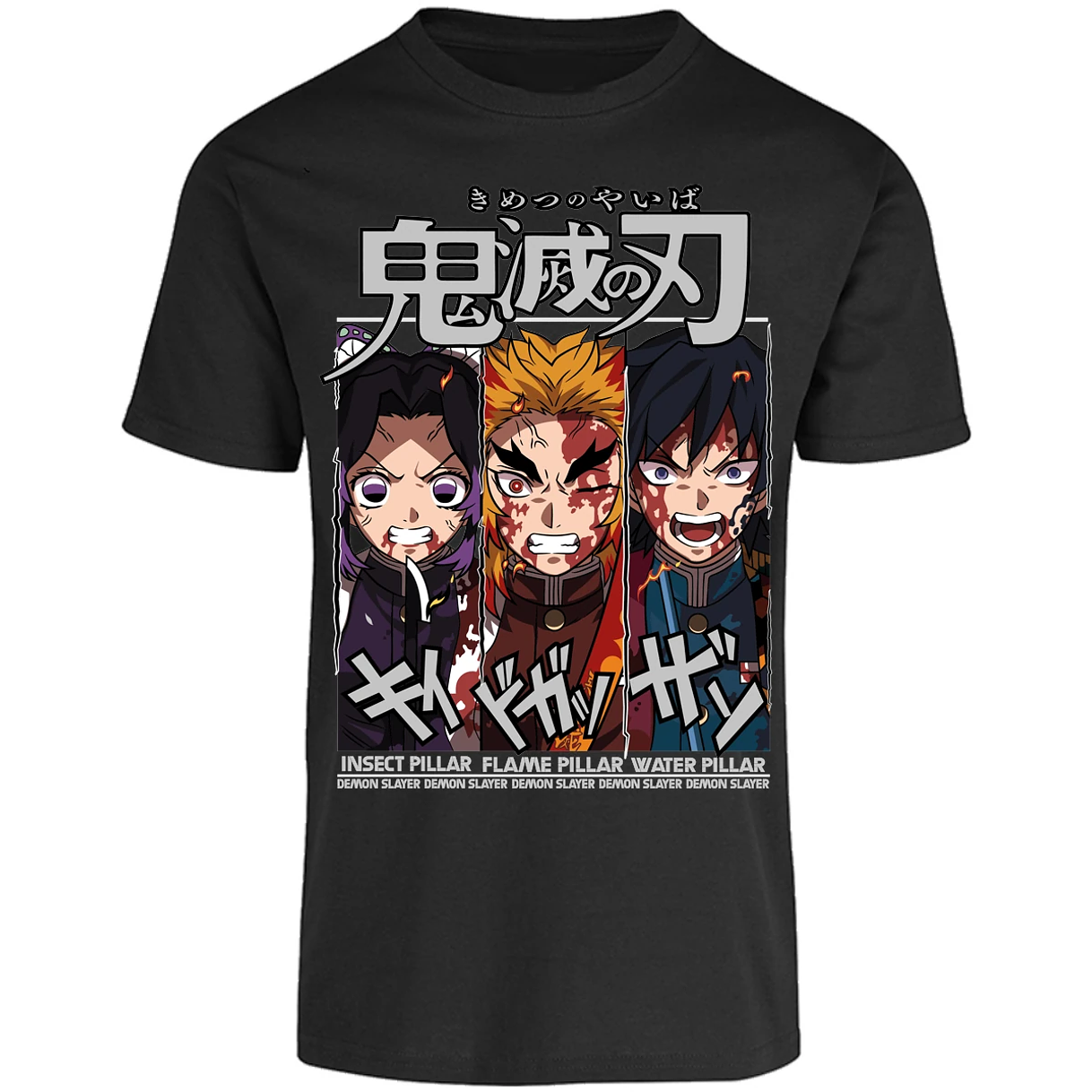 Playera Demon Slayer Shinobu Tomioka Rengoku para Adulto 23