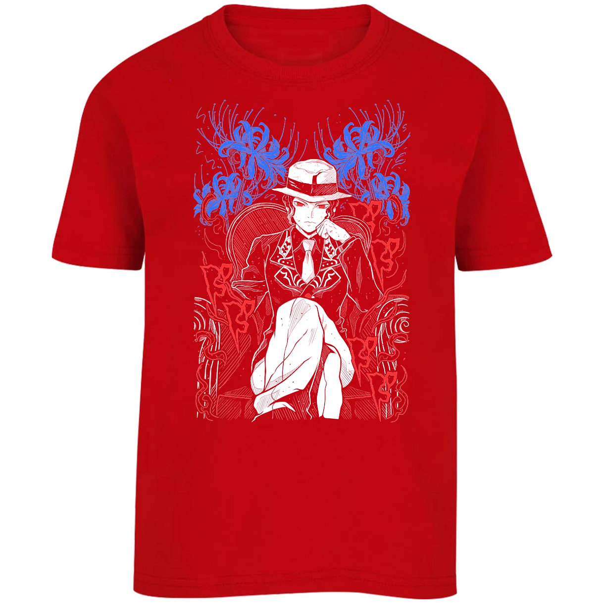 Playera Demon Slayer Muzan para Niño 14