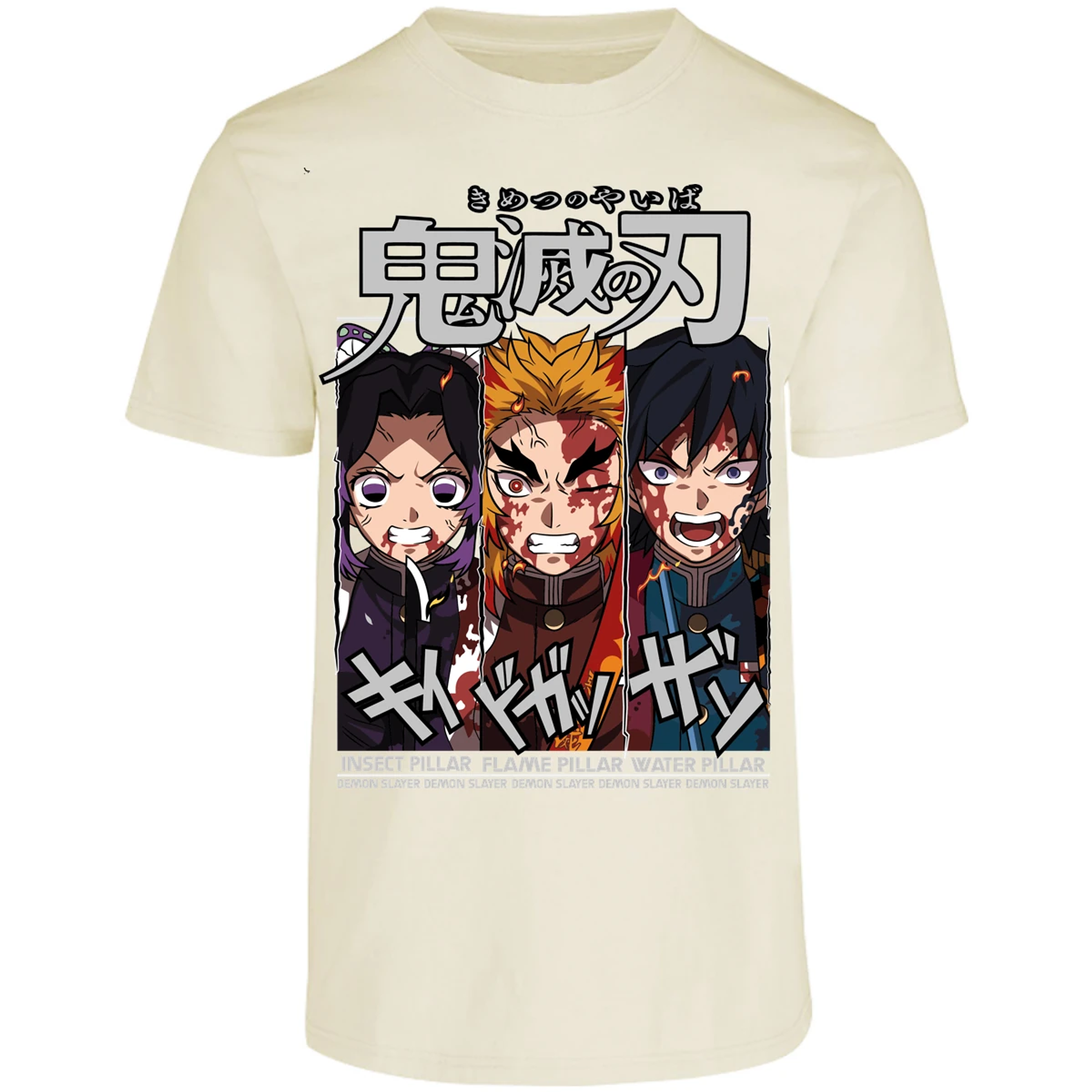 Playera Demon Slayer Shinobu Tomioka Rengoku para Adulto 6