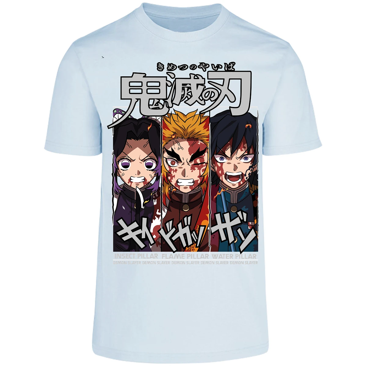 Playera Demon Slayer Shinobu Tomioka Rengoku para Adulto 9