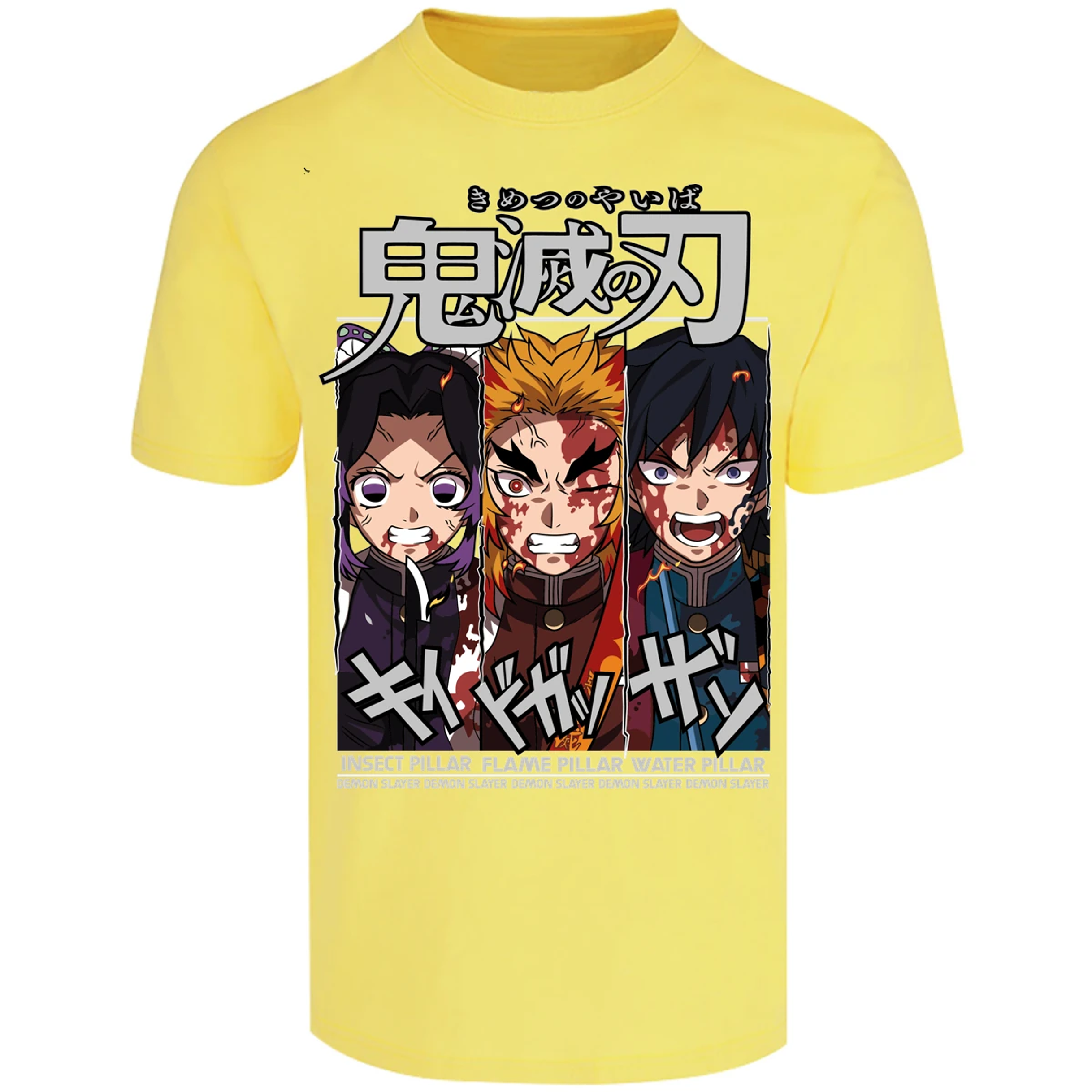 Playera Demon Slayer Shinobu Tomioka Rengoku para Adulto 5