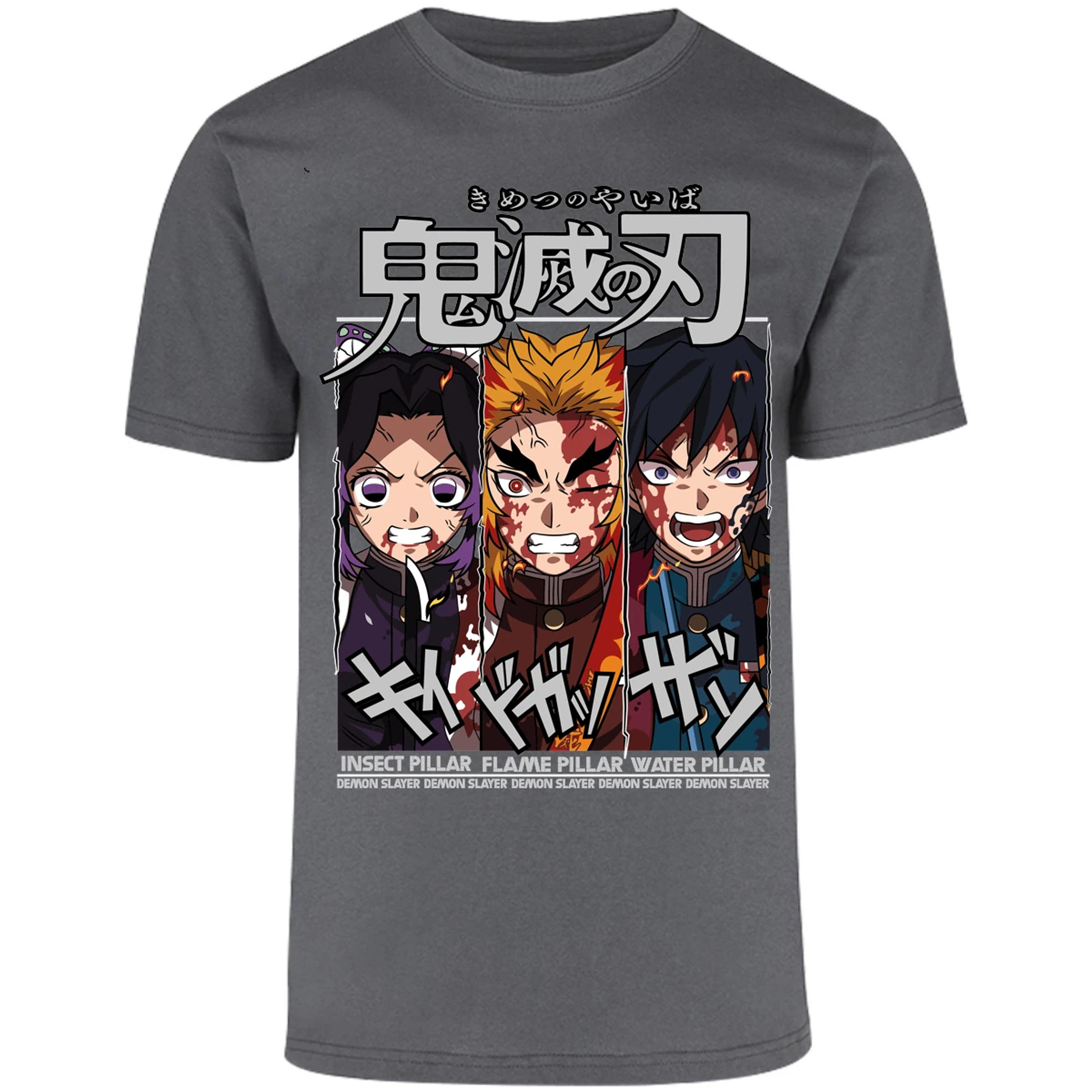 Playera Demon Slayer Shinobu Tomioka Rengoku para Adulto 8